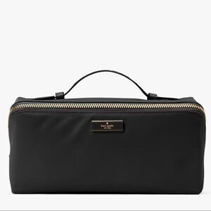 Kate spade Carter Nylon Travel Cosmetic Pouch_ Black